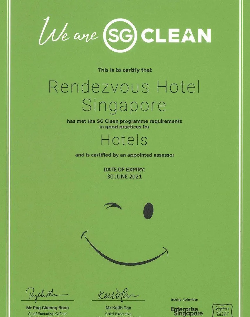 Rendezvous Hotel Singapore By Far East Hospitality